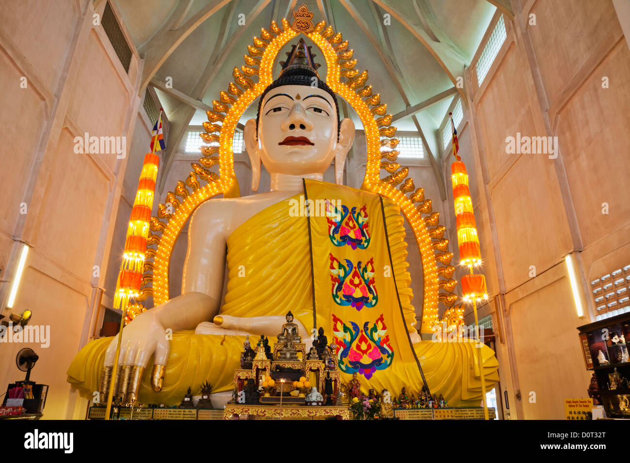 En Asie, Singapour, Religion, Sakya Muni, Bouddha Gaya Temple, Temple de mille feux, Temple de 1000 feux, 1000 Tem Feux Banque D'Images