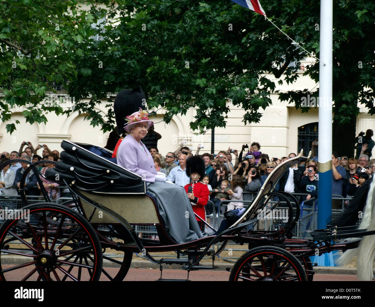 La reine Elizabeth 2, parade de la couleur, Londres, Angleterre, Europe, parade, Reine, Elizabeth, Banque D'Images