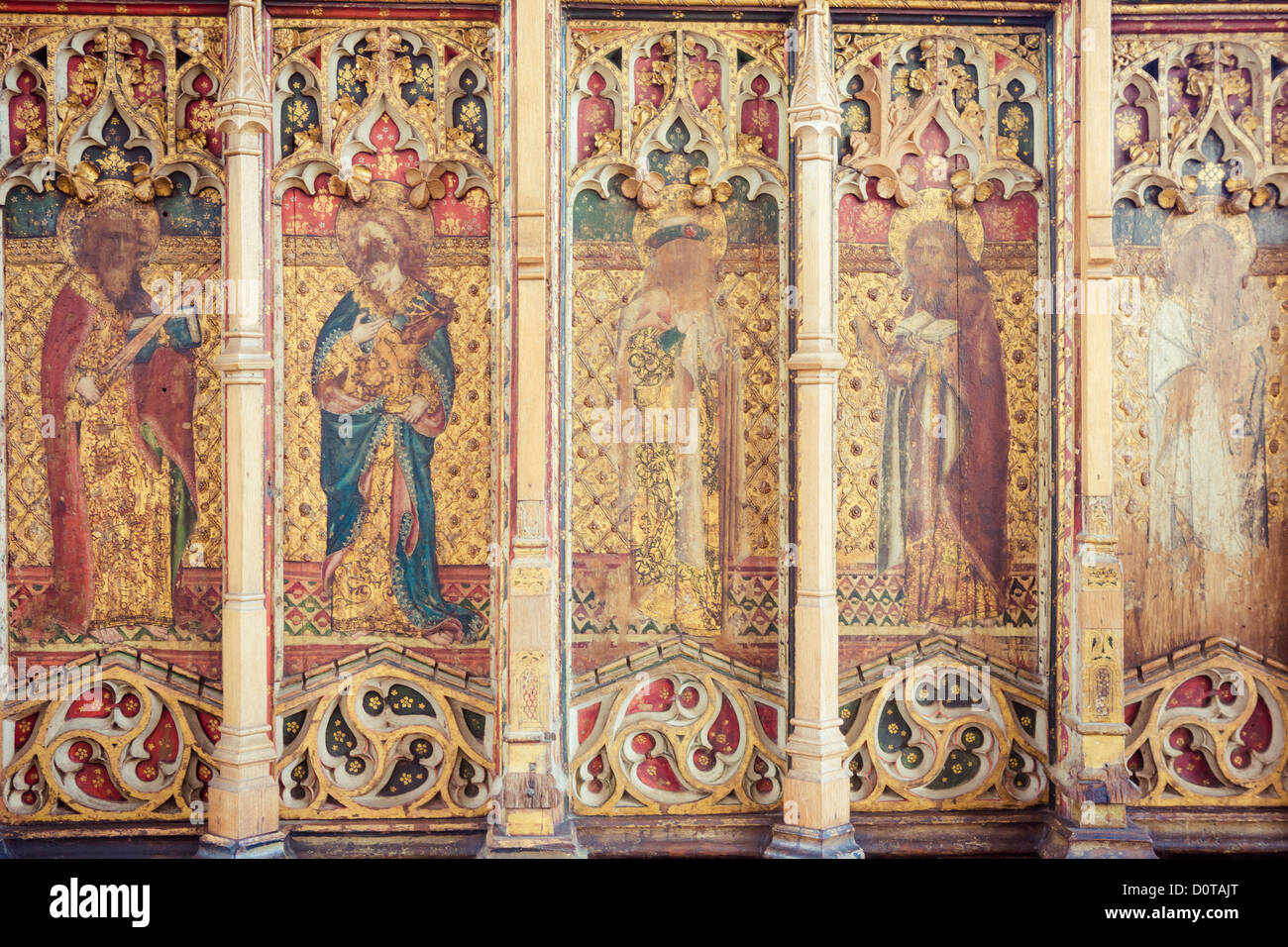 Intérieur de l'église St Edmund's à Southwold. L'une des plus belles églises médiévales du Suffolk. Banque D'Images