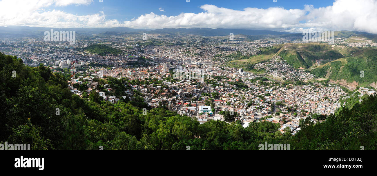 Voir, à Tegucigalpa, la capitale, ville, Amérique Centrale, Honduras, Banque D'Images