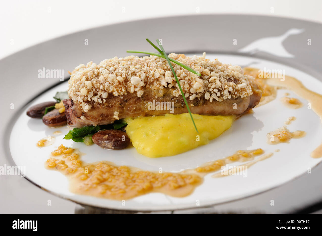 Cuisine gastronomique Banque D'Images