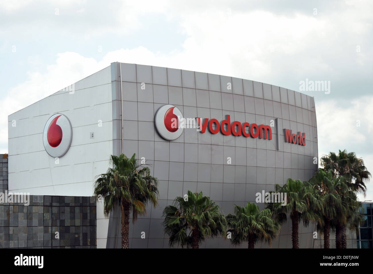 Un bâtiment de Vodacom à Johannesburg, Afrique du Sud. Banque D'Images