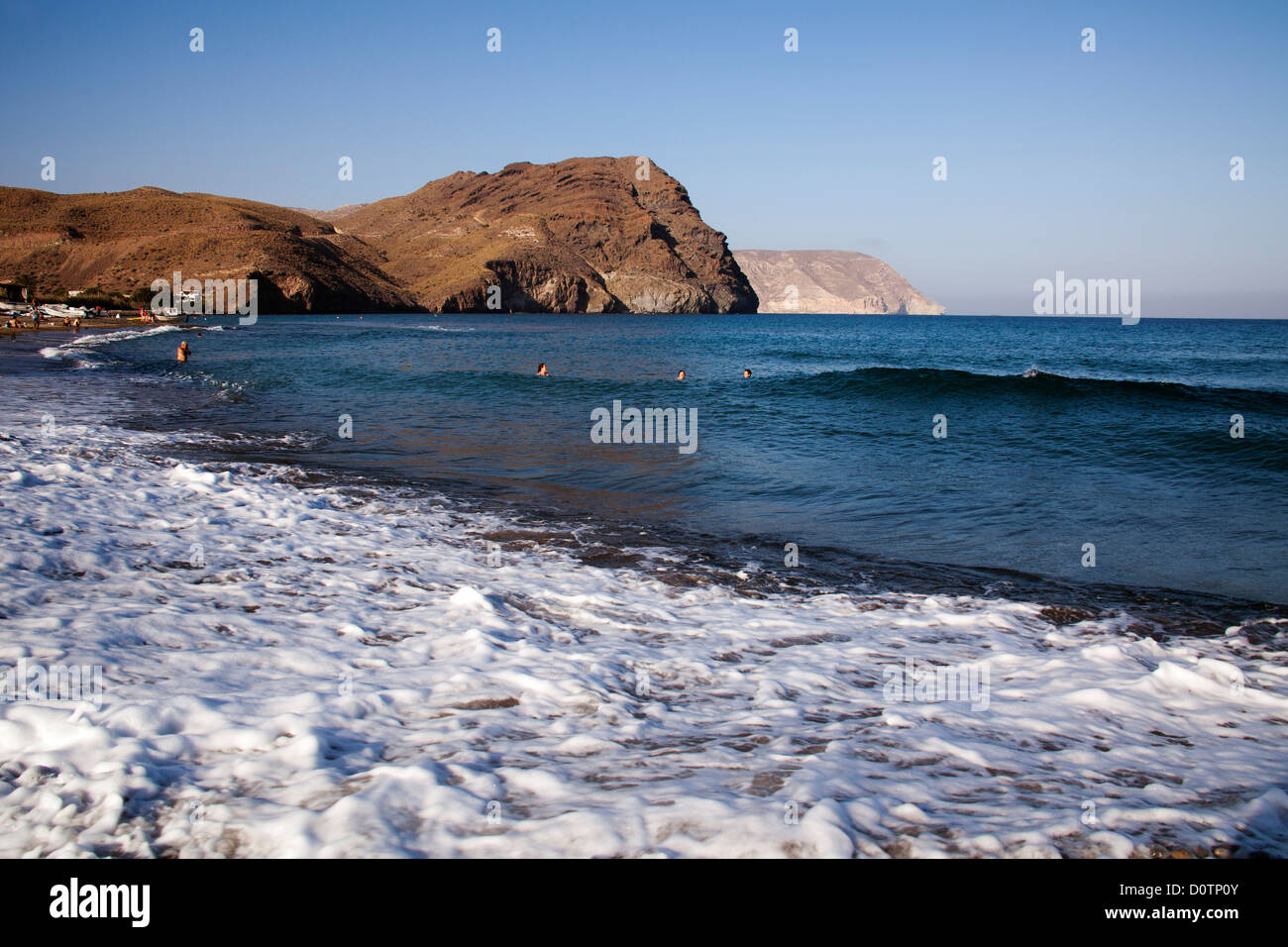 La plage de las Negras Cabo de Gata Nijar Almeria Andalousie Espagne Banque D'Images