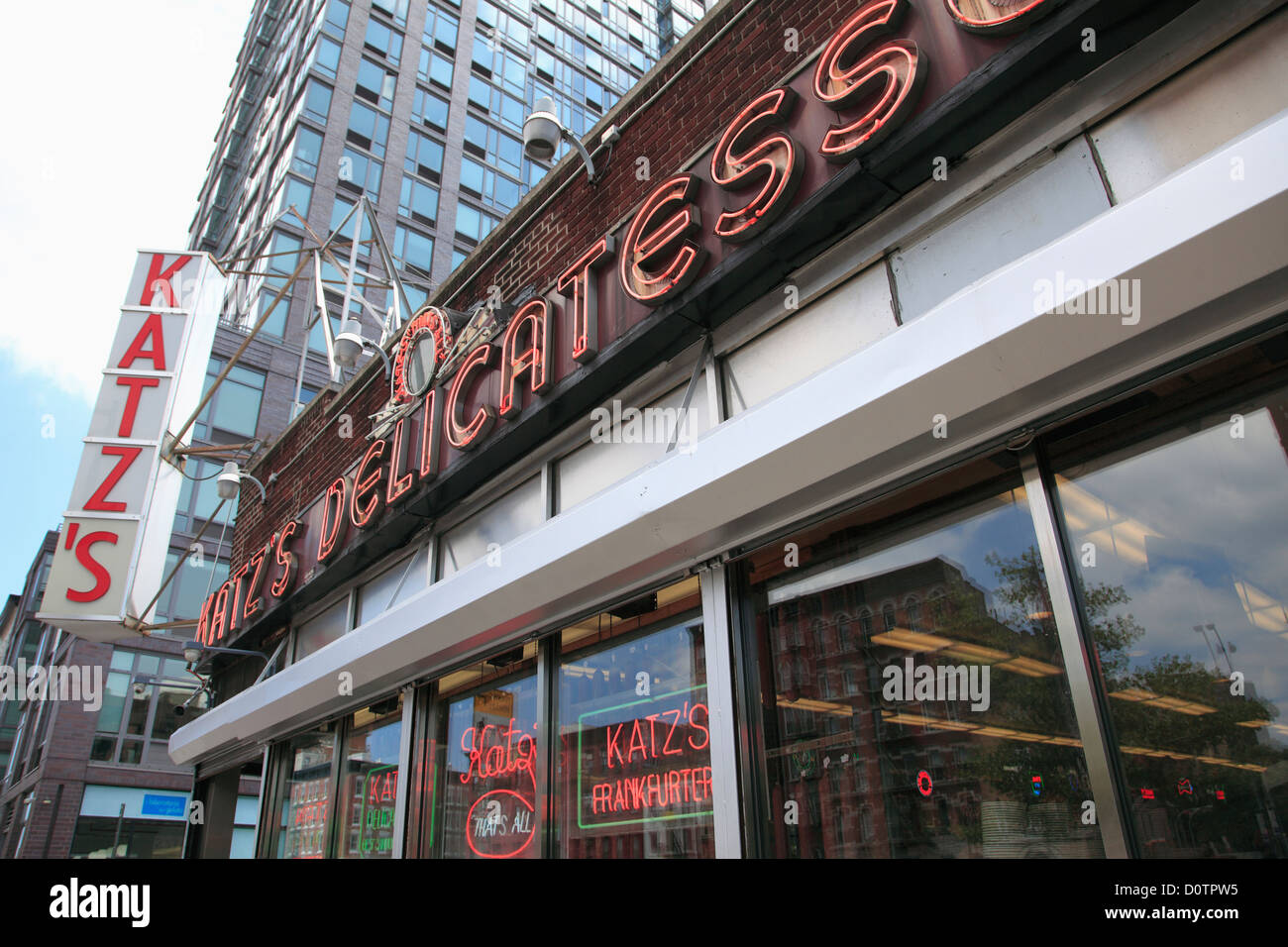Katz's Delicatessen, Lower East Side, Manhattan, New York City, USA Banque D'Images