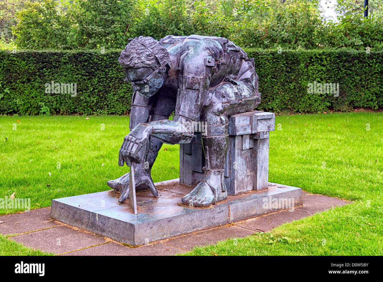 Maître de l'Univers par Eduardo Paolozzi, Édimbourg, Écosse Banque D'Images