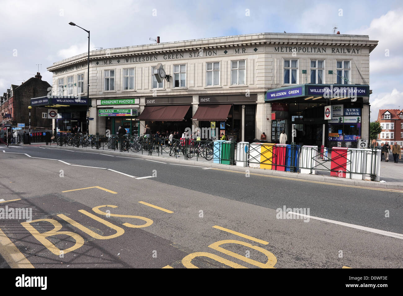 Londres, Royaume-Uni, Willesden Green Station Banque D'Images