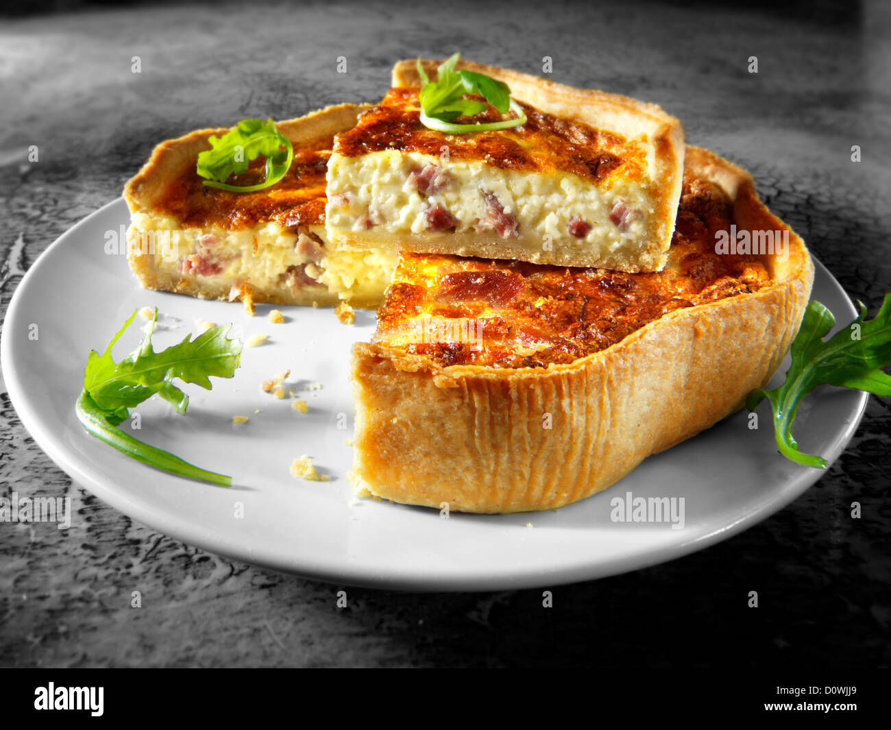 La quiche lorraine, Banque D'Images