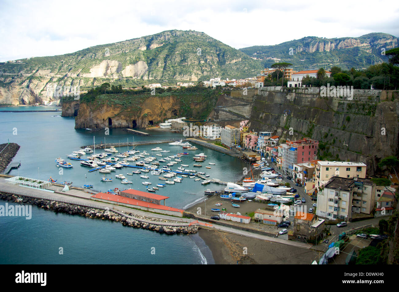 Côte de Sorrento Banque D'Images