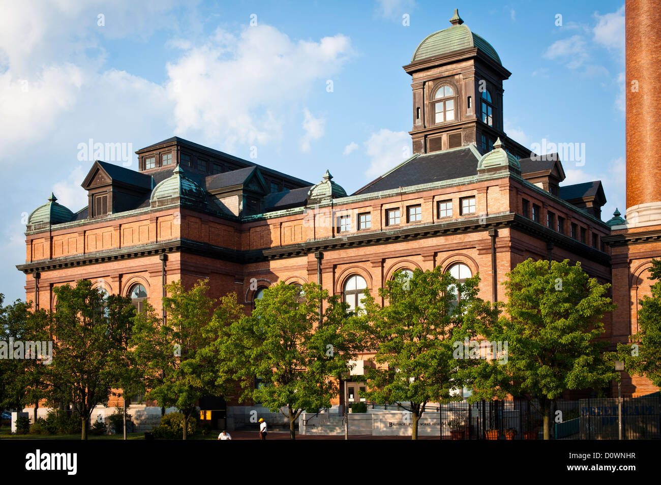 Travaux publics bâtiment du musée, Baltimore Banque D'Images
