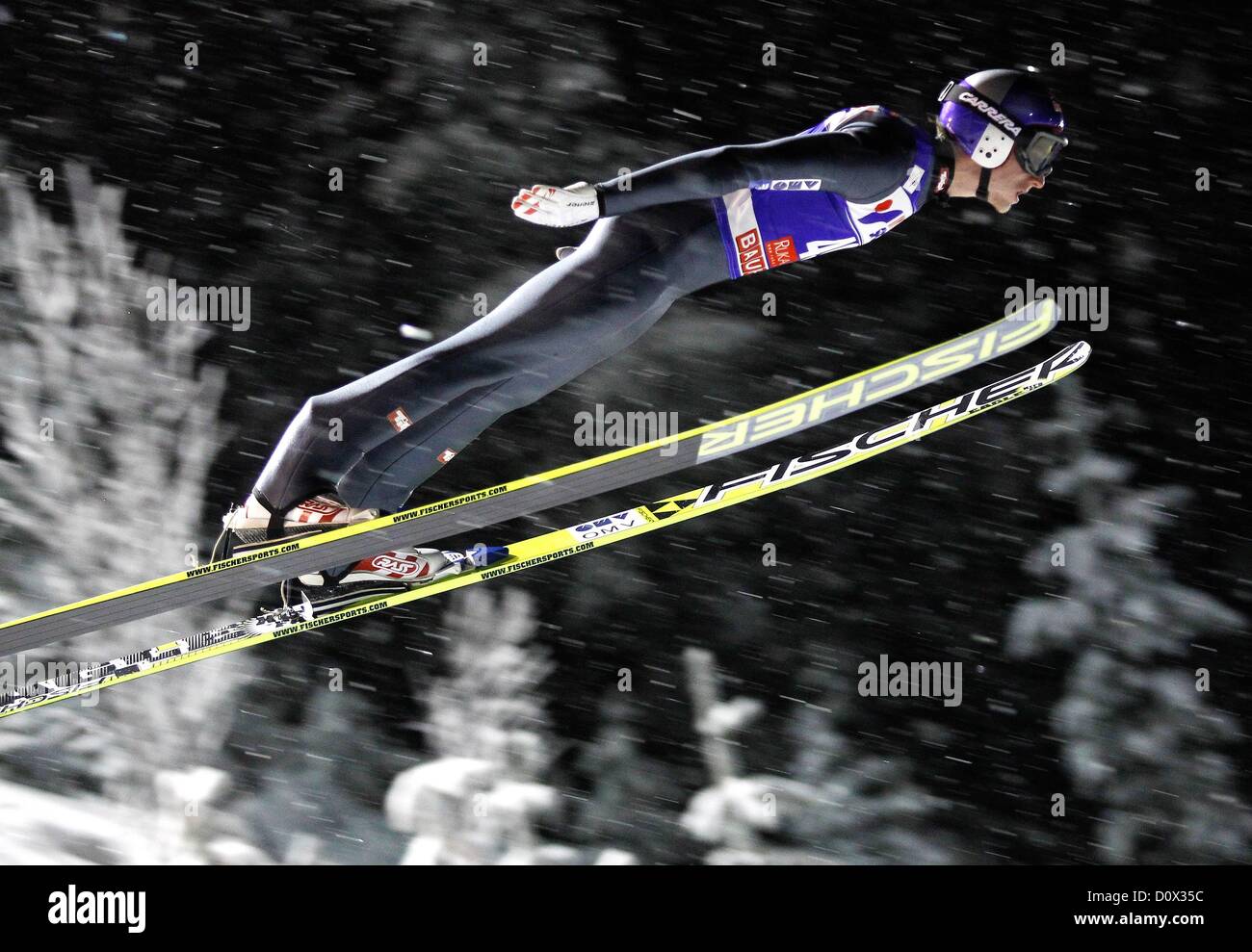 Le 01.12.2012. Kuusamo, Finlande. Nordic Ski WC FIS Coupe du Monde FIS de saut à ski Nordic photo montre Gregor Schlierenzauer AUT Banque D'Images