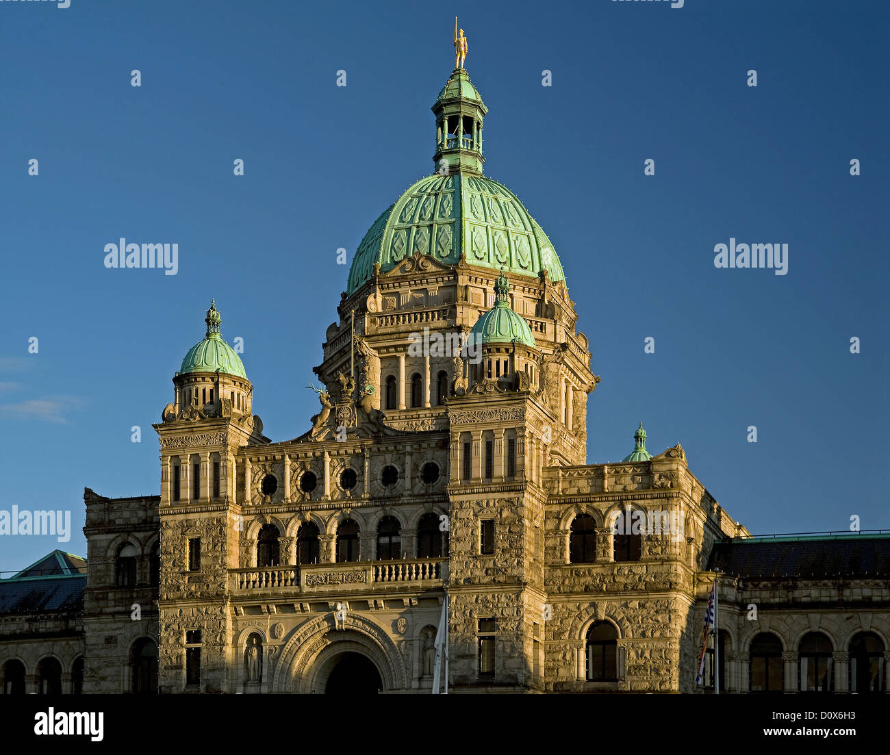 Victoria - le Parlement, le Canada Banque D'Images