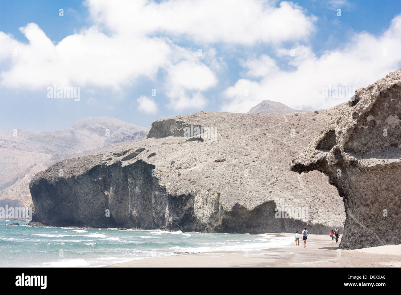 Playa de Mónsul, Monsul Beach, Cabo de Gata, Almeria, Espagne Photo