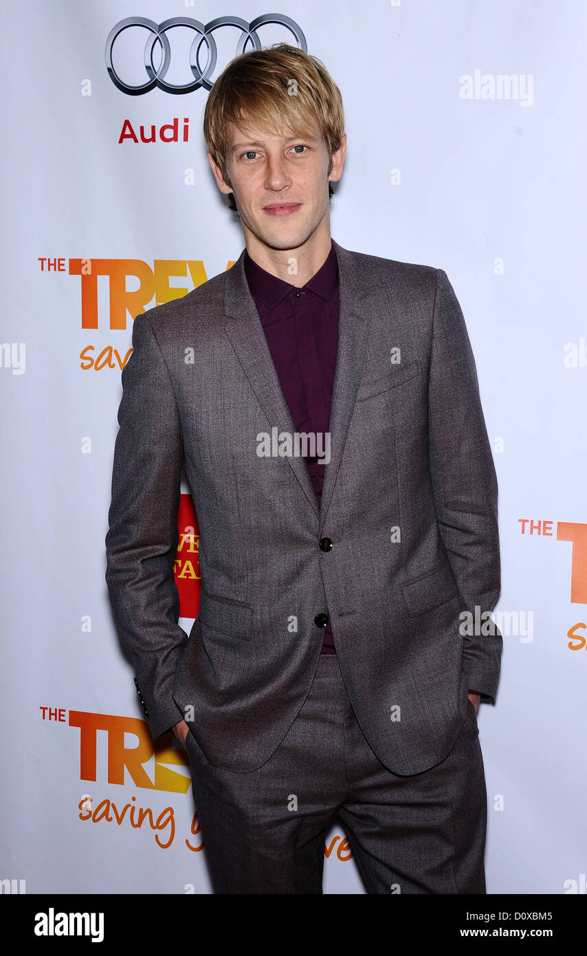 1 décembre 2012 - Hollywood, Californie, États-Unis - Gabriel Mann arrive pour le Trevor Live eu lieu au Palladium. (Crédit Image : © Lisa O'Connor/ZUMAPRESS.com) Banque D'Images