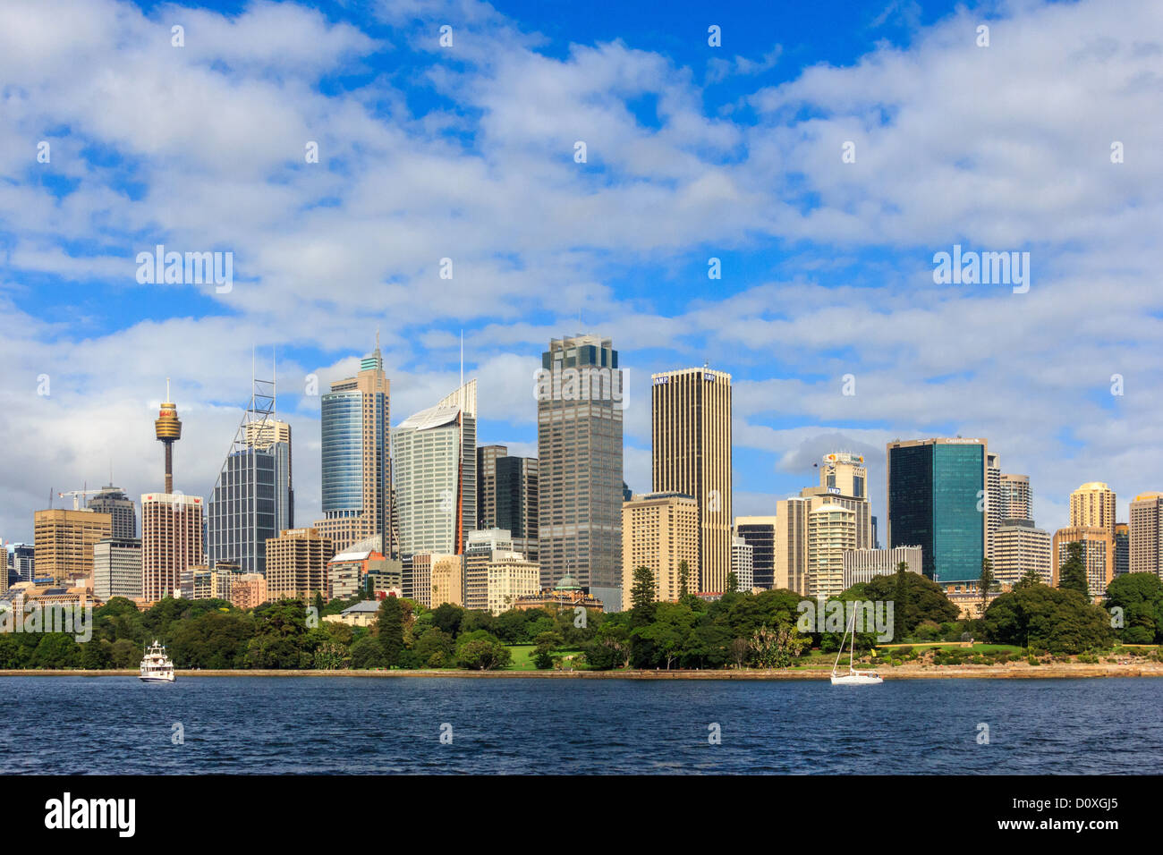 L'Australie, NSW, New South Wales, Sydney, Skyline, tourisme, ville, bâtiments Banque D'Images