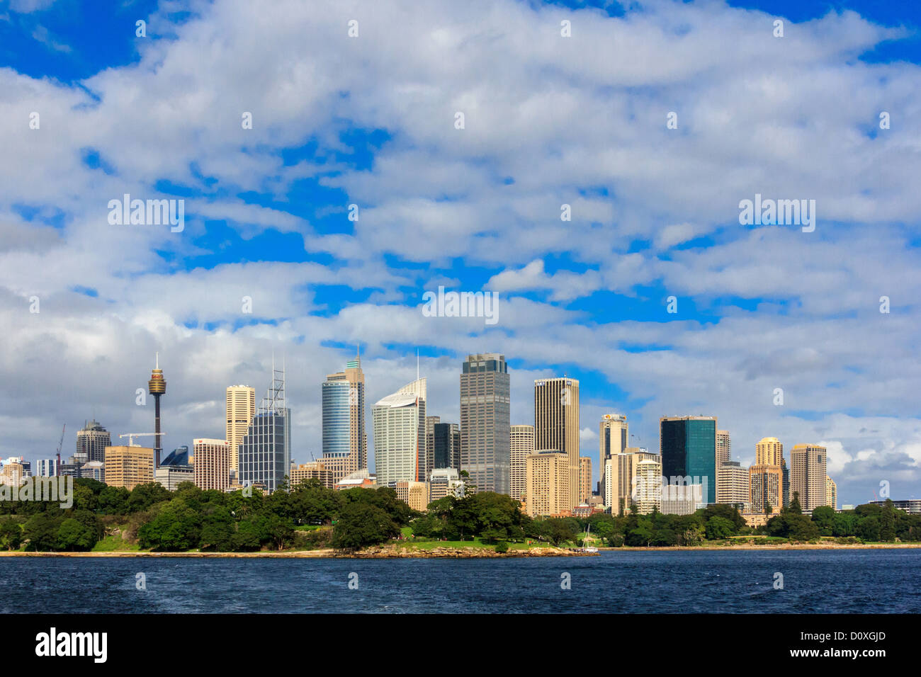 L'Australie, NSW, New South Wales, Sydney, Skyline, tourisme, ville, bâtiments Banque D'Images