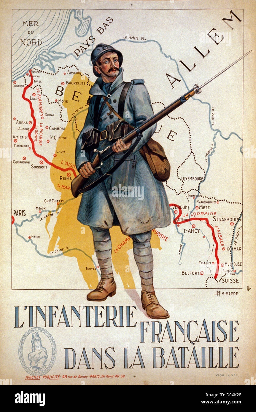 AFFICHE 1900 CARTE DE FRANCE FUSILS ARMES ARMURERIE CANONNIER E. BERNARD  LIEGE