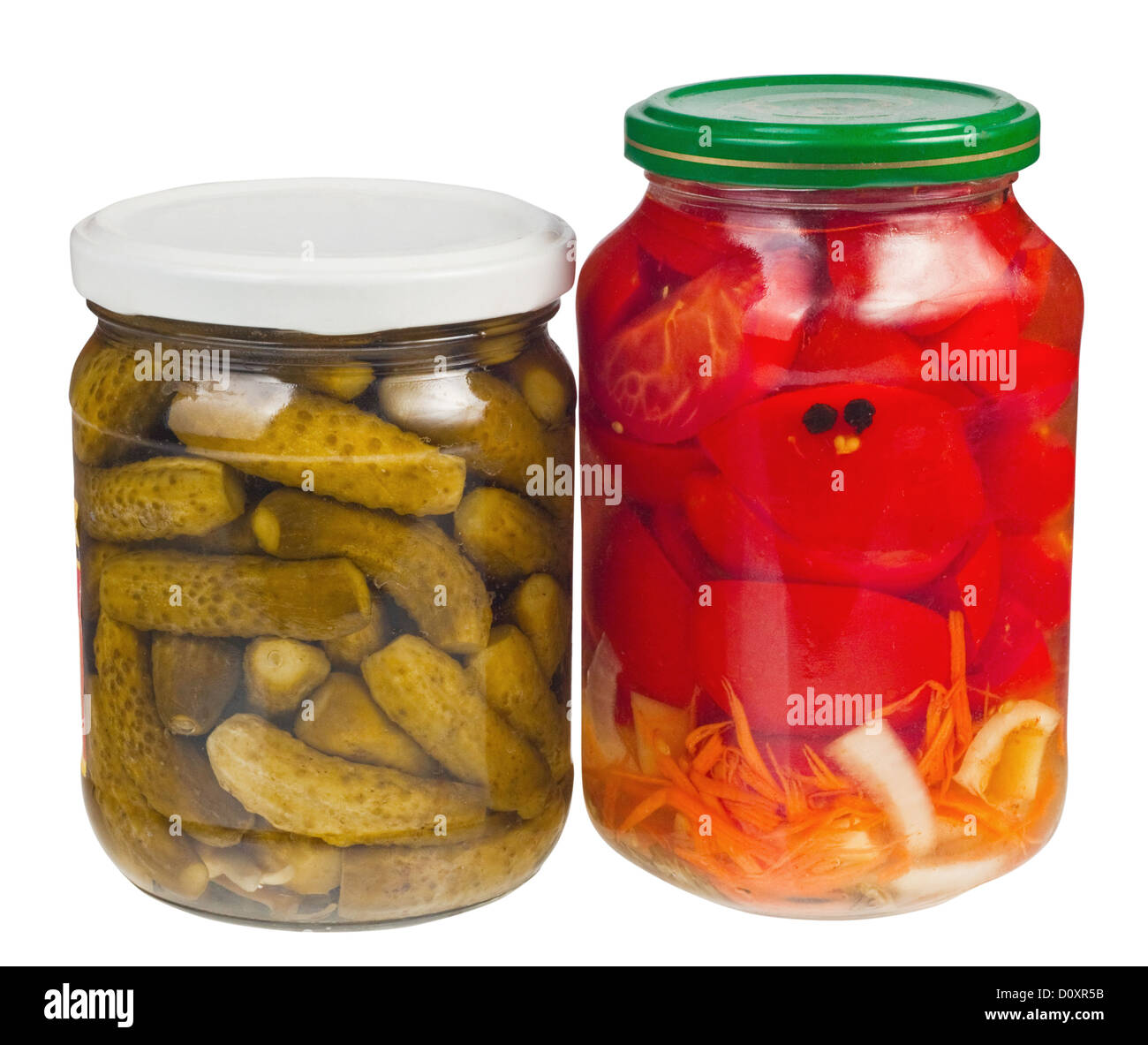 Les légumes en conserve Banque D'Images