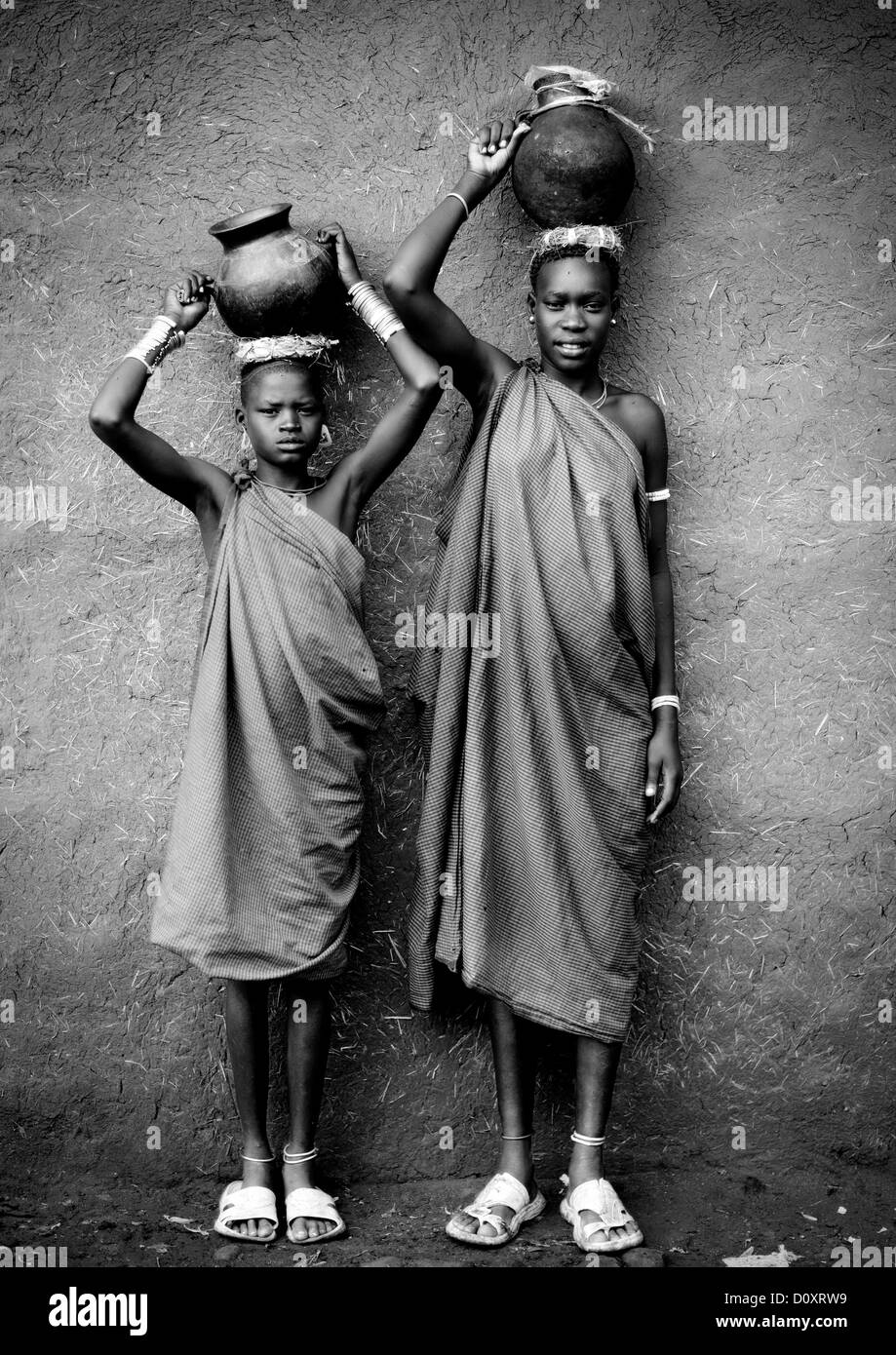 Afrique ethiopie omo valley tribu tribal bodi Banque de photographies