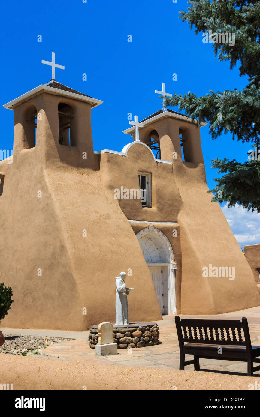 San Francisco de Asis, Mission, église, Ranchos de Taos, Banque D'Images