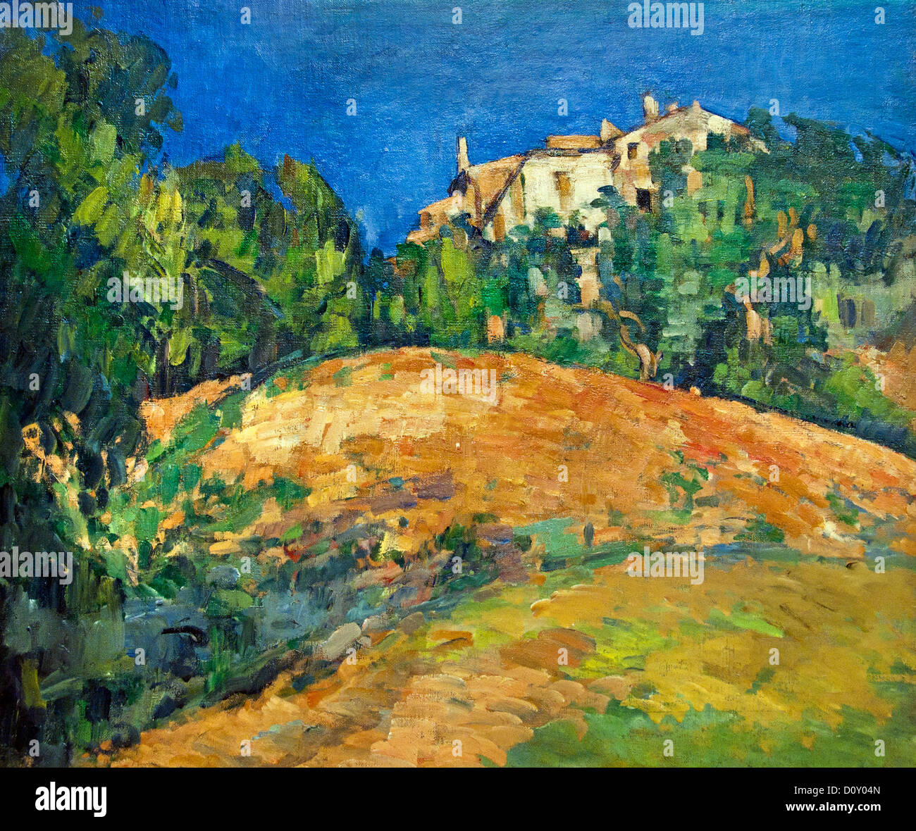 Paul Cézanne La Maison de Bellevue sur la Colline 1878 Paul Cézanne 1839 - 1906 France Banque D'Images