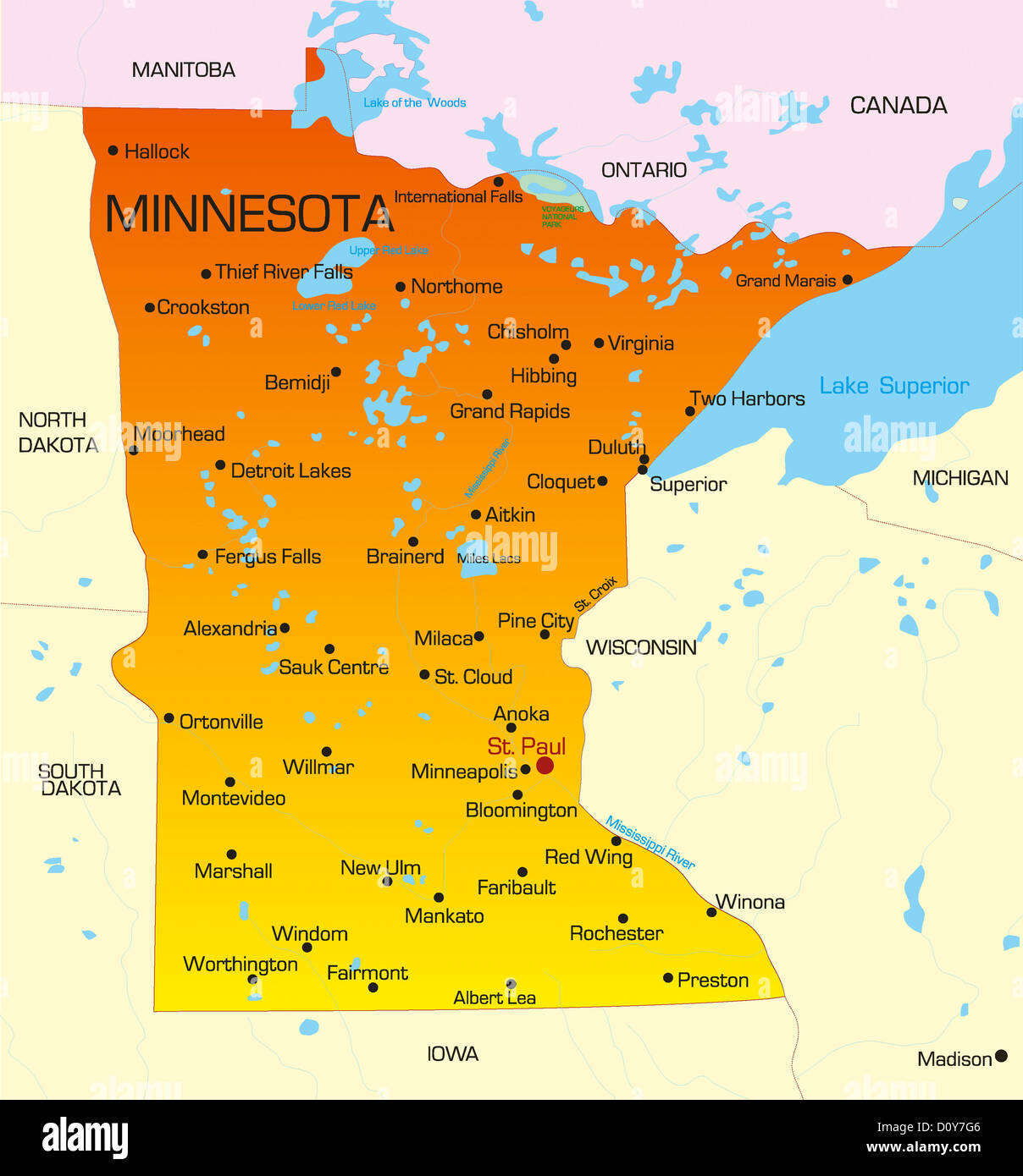 Minnesota Banque D'Images