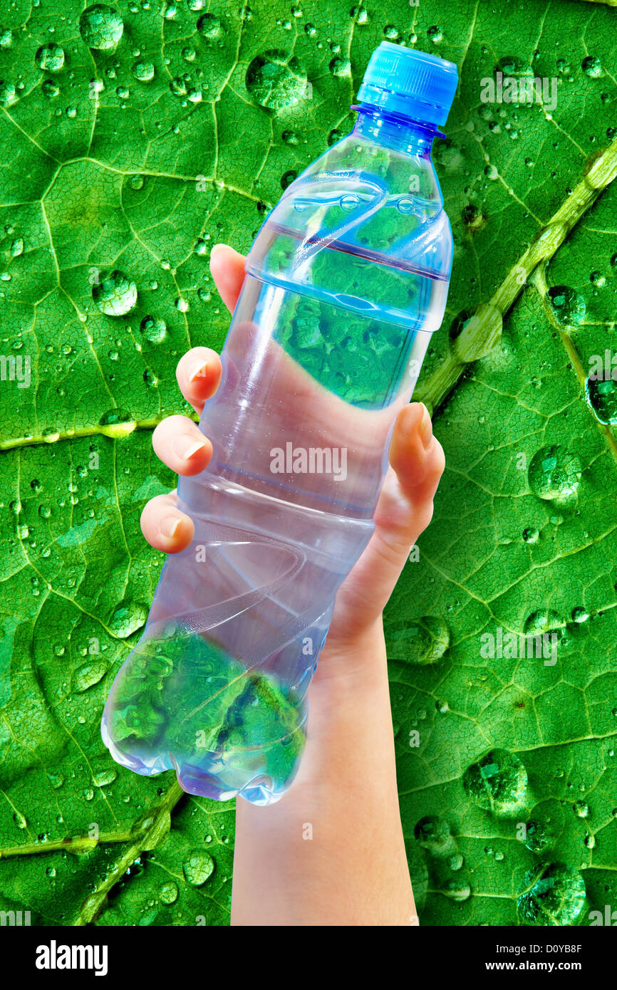 bouteille d’eau Banque D'Images