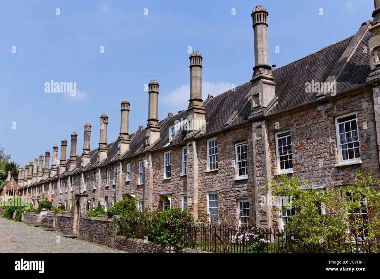 Le vicaire, près des puits, Somerset, Angleterre Banque D'Images