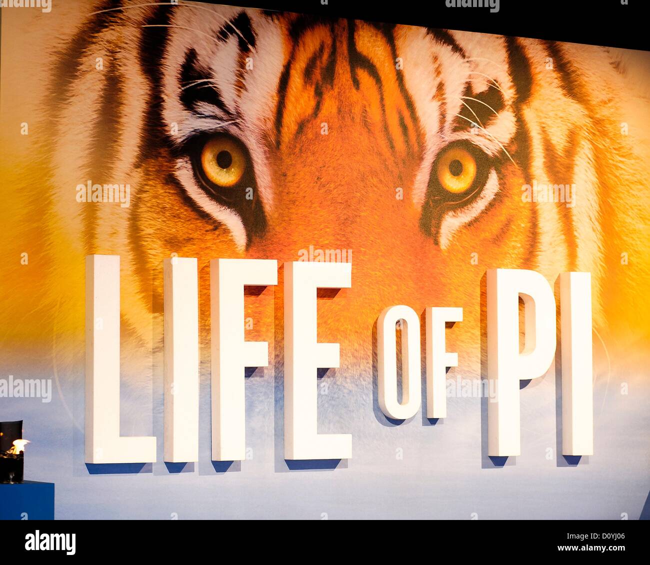 Londres, Royaume-Uni. 3e décembre 2012. Le Royaume-uni première de l'HISTOIRE DE PI le 03/12/2012 à l'Empire Leicester Square, Londres. Photo par Julie Edwards Banque D'Images