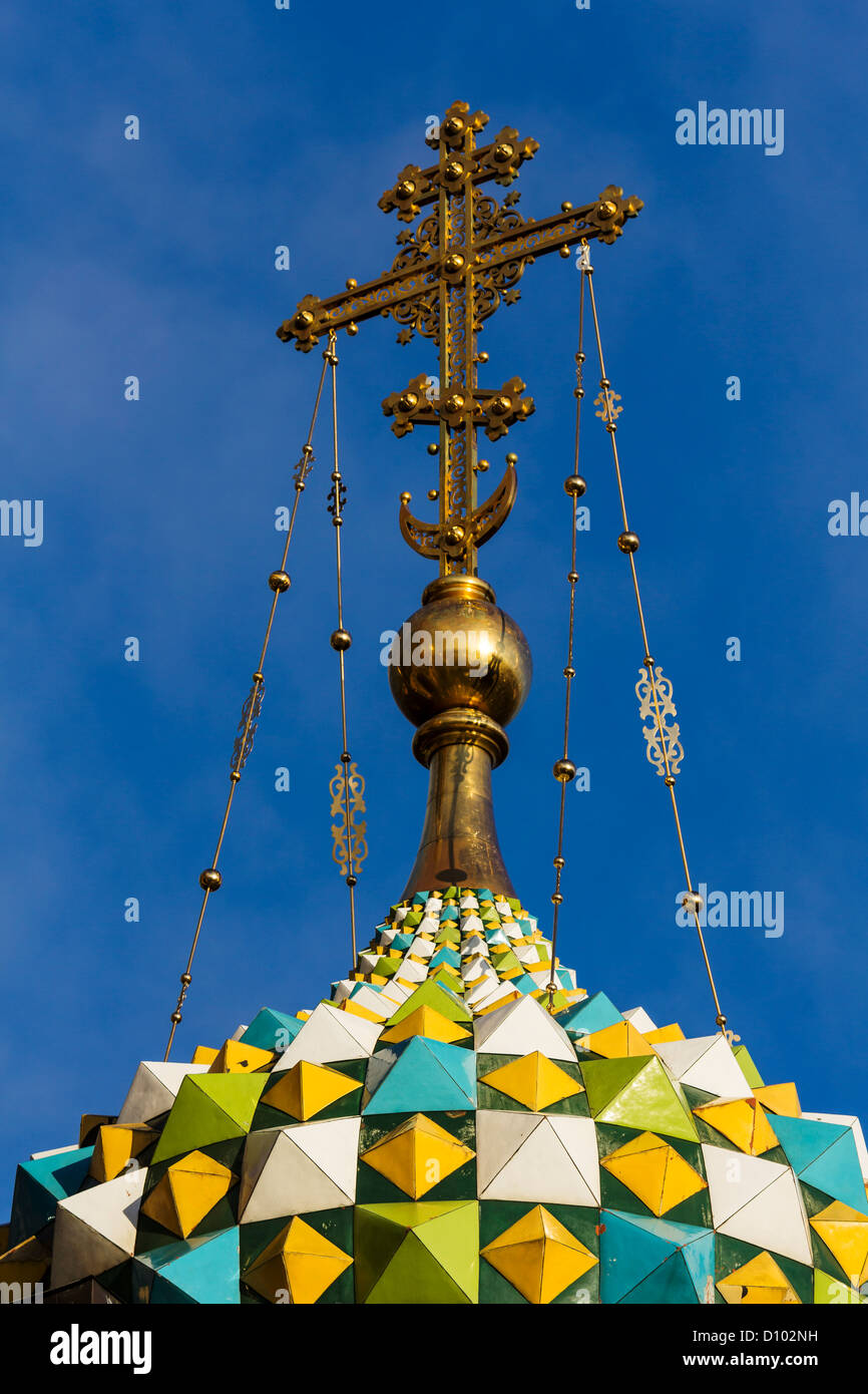 Eglise du Sauveur sur le sang, Saint-Pétersbourg, Russie Banque D'Images