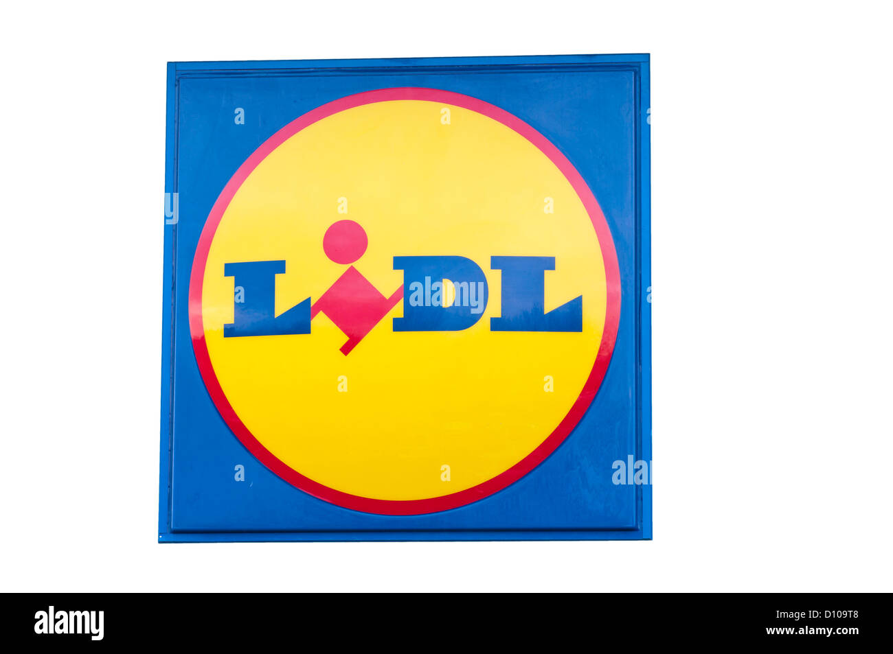 Lidl supermarché Sign UK Banque D'Images