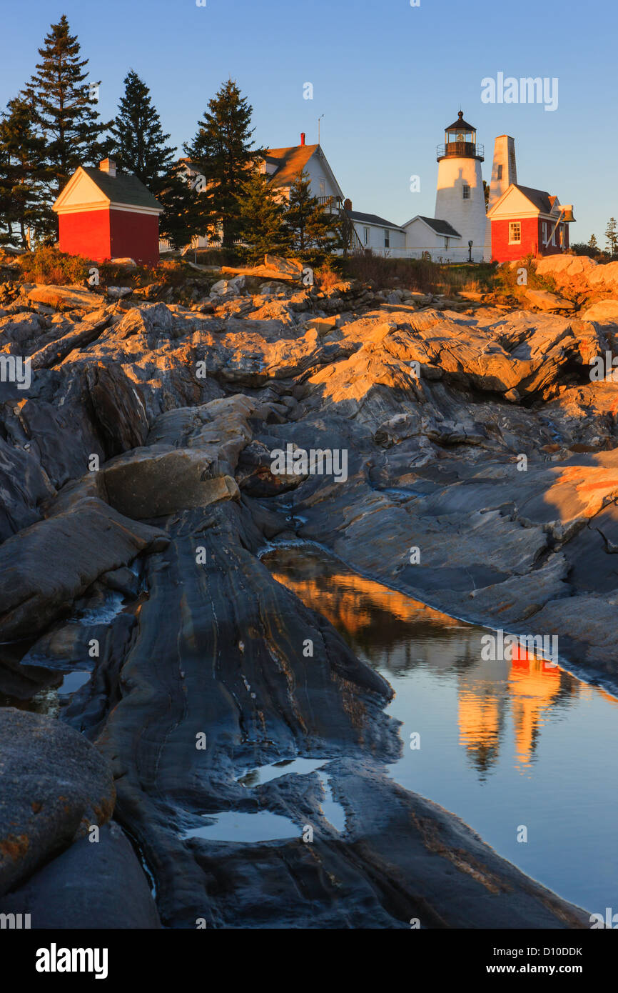 Pemaquid Point Light, Maine, USA Banque D'Images