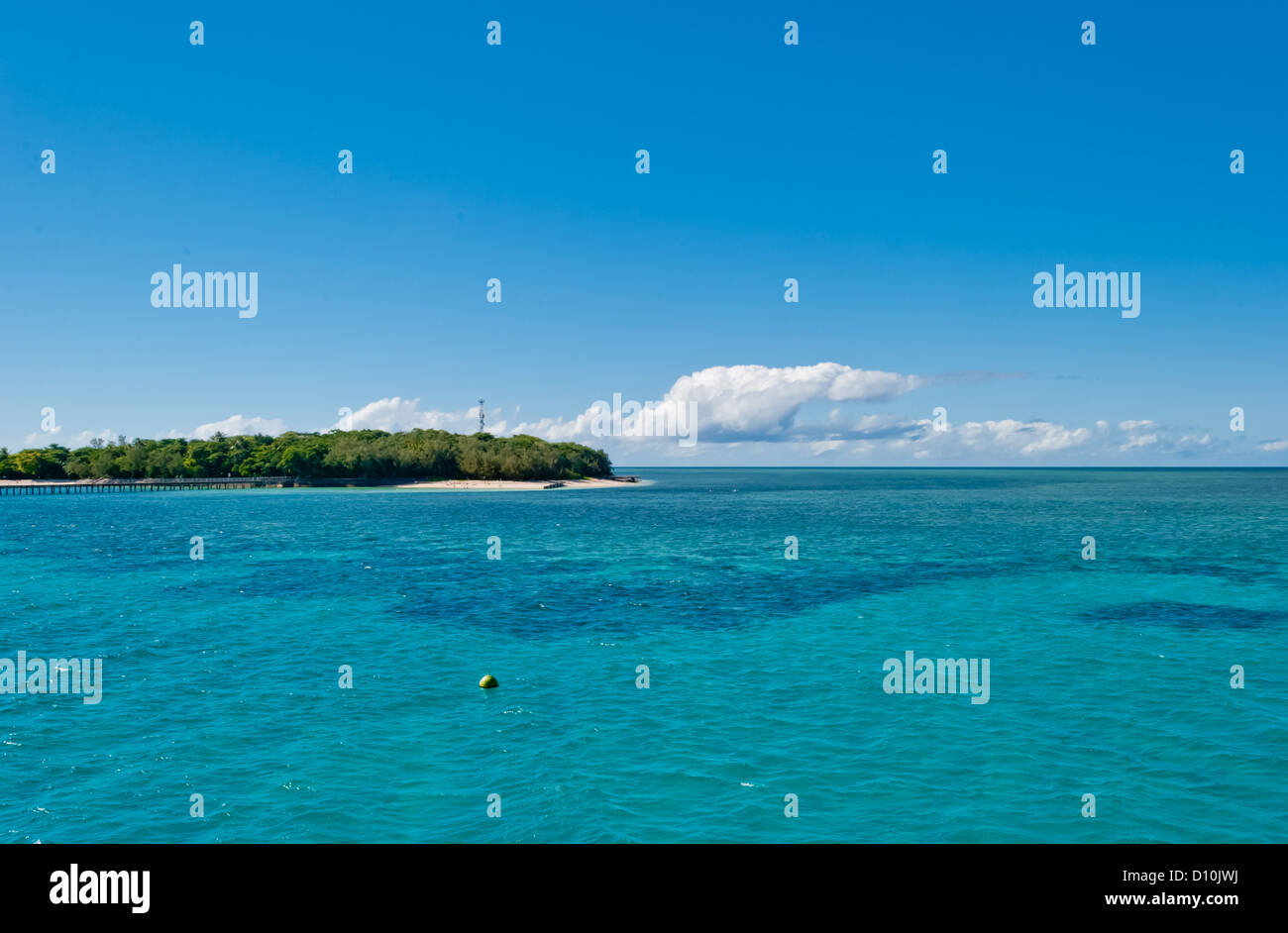 Paradise Island, l'île Green, Queensland, Australie ; Banque D'Images