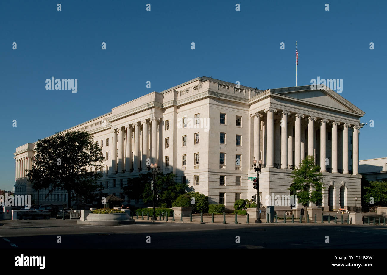 Longworth House Office Building le est l'un des quatre bâtiments de bureaux utilisés par la Chambre des représentants à Washington, DC. Banque D'Images