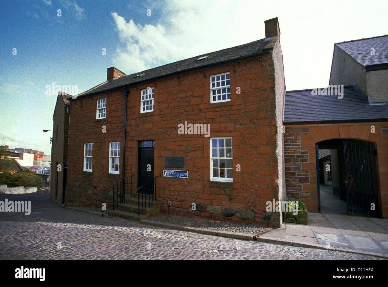 Dumfries Ecosse Robert Burns House Banque D'Images