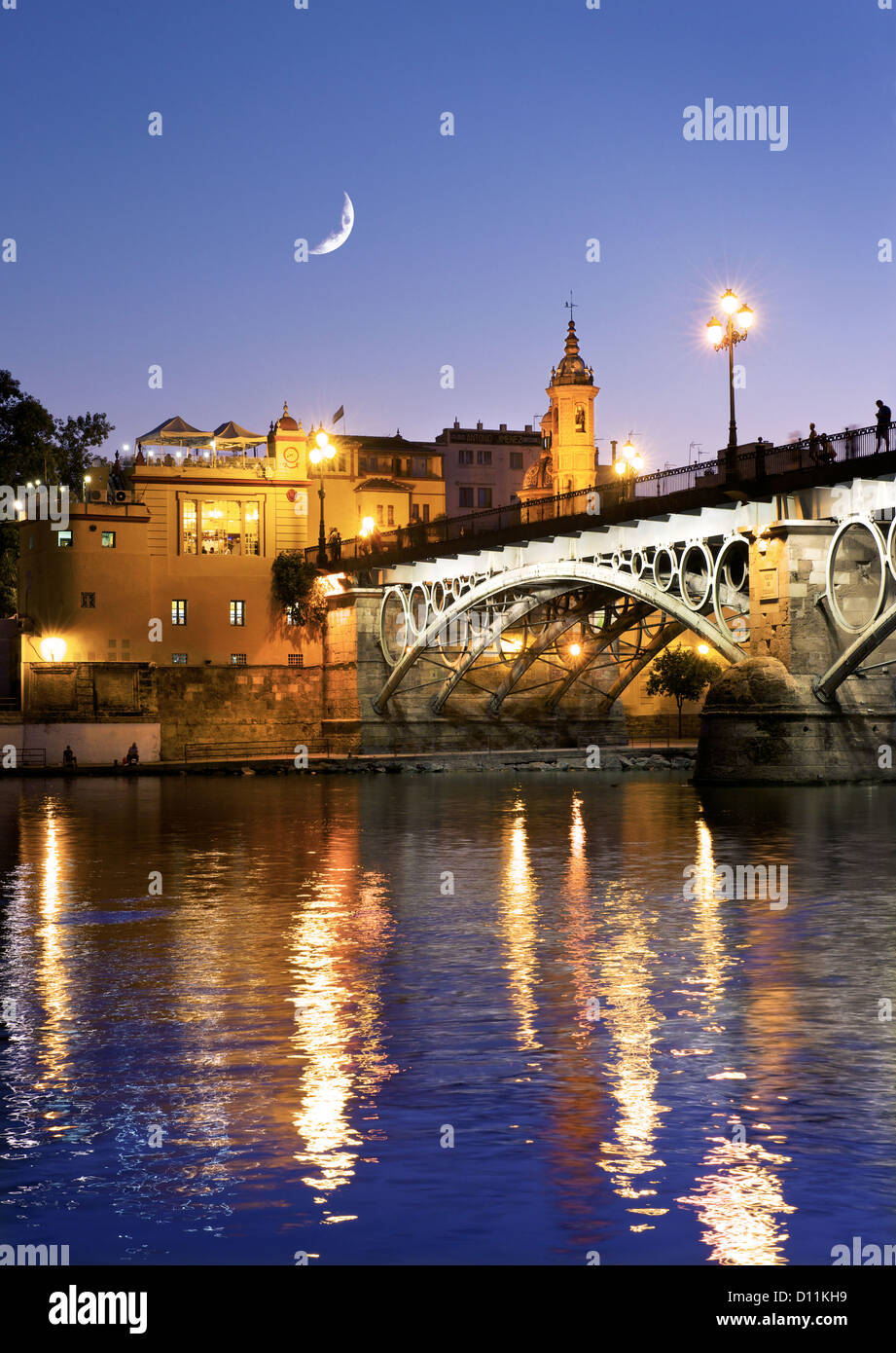 Puente de Isabel II,pont,Séville Andilusia,Espagne Banque D'Images