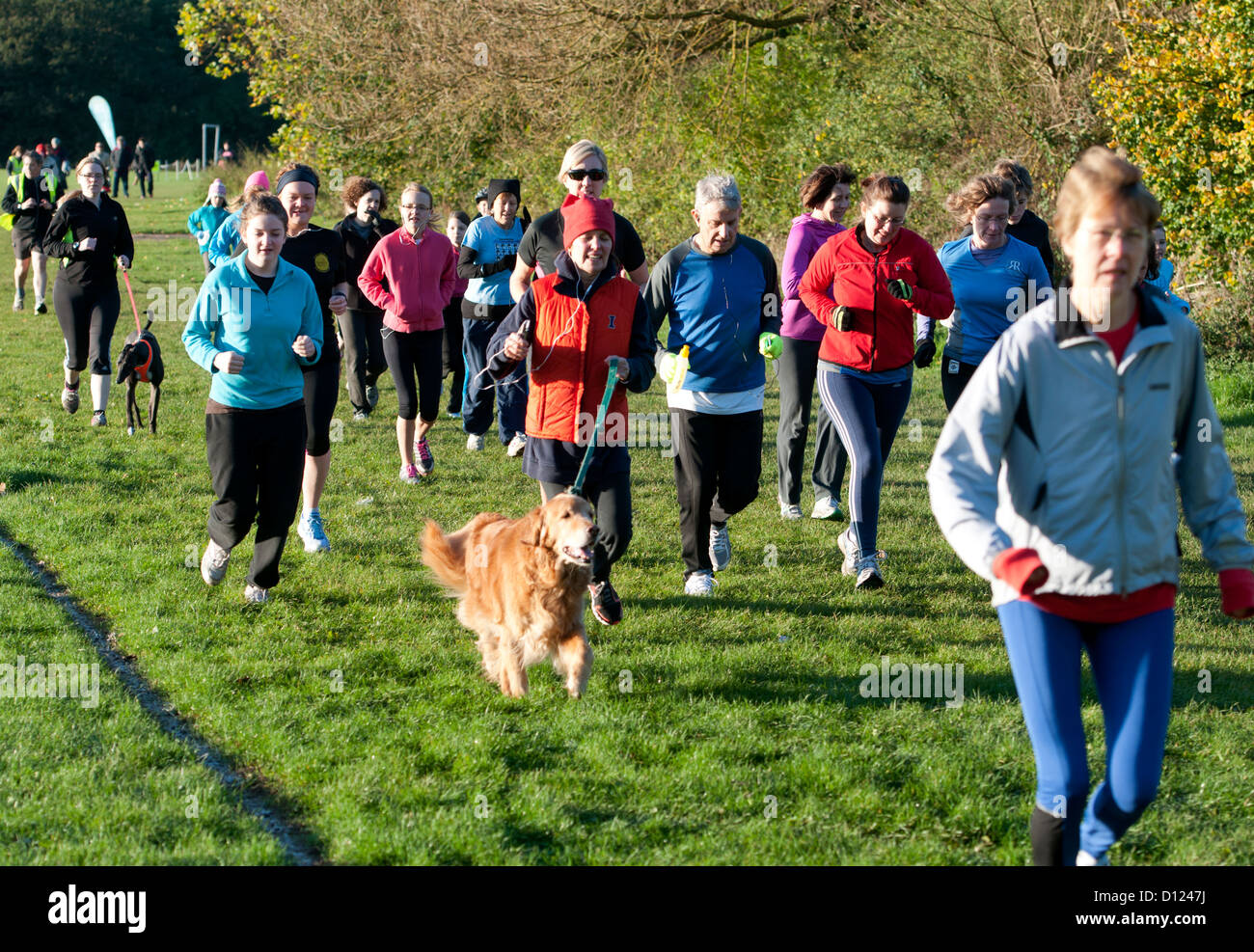 Leamington parkrun Banque D'Images