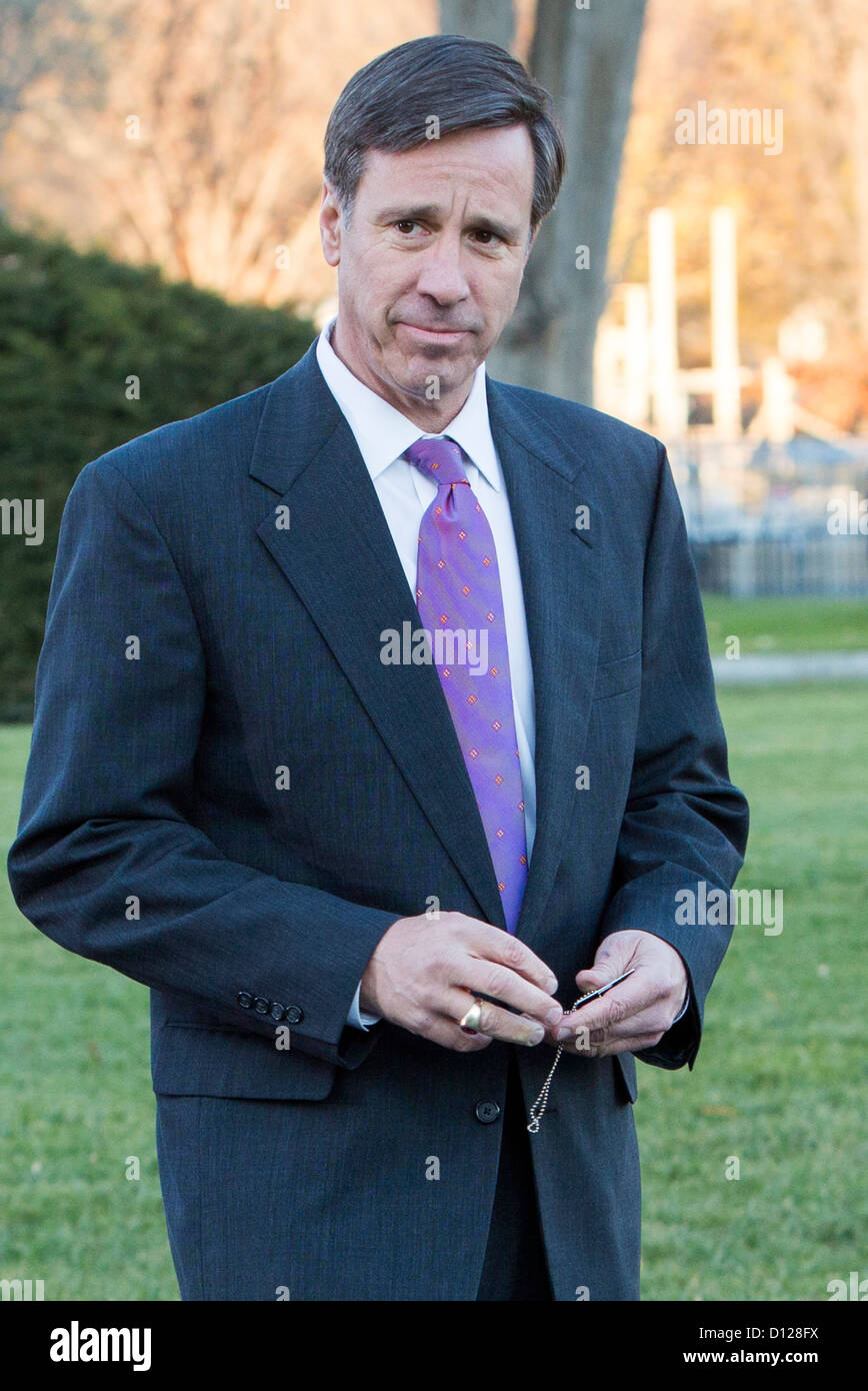 Arne Sorenson, président-directeur général de Marriott arrive à la Maison Blanche. Banque D'Images