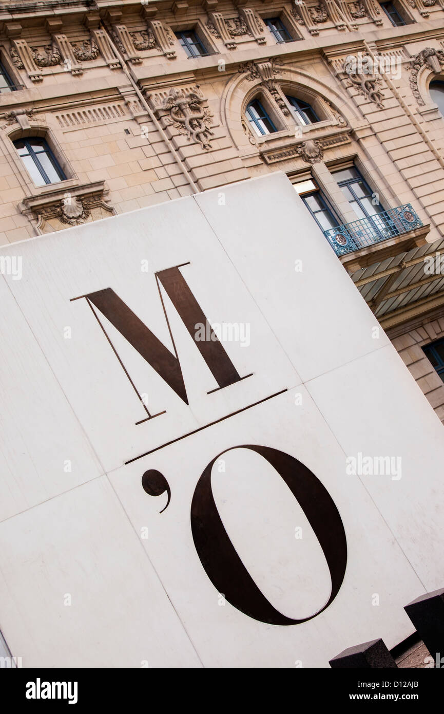 Signe d'entrée pour le Musée d'Orsay, Paris, France Banque D'Images
