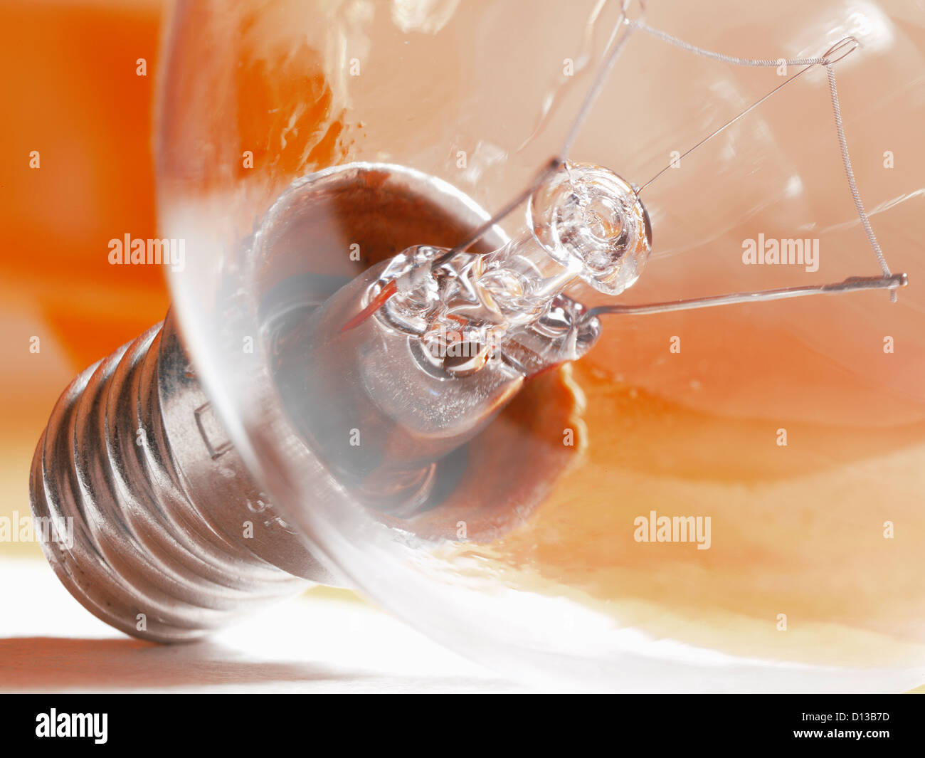 Close up of old lightbulb Banque D'Images