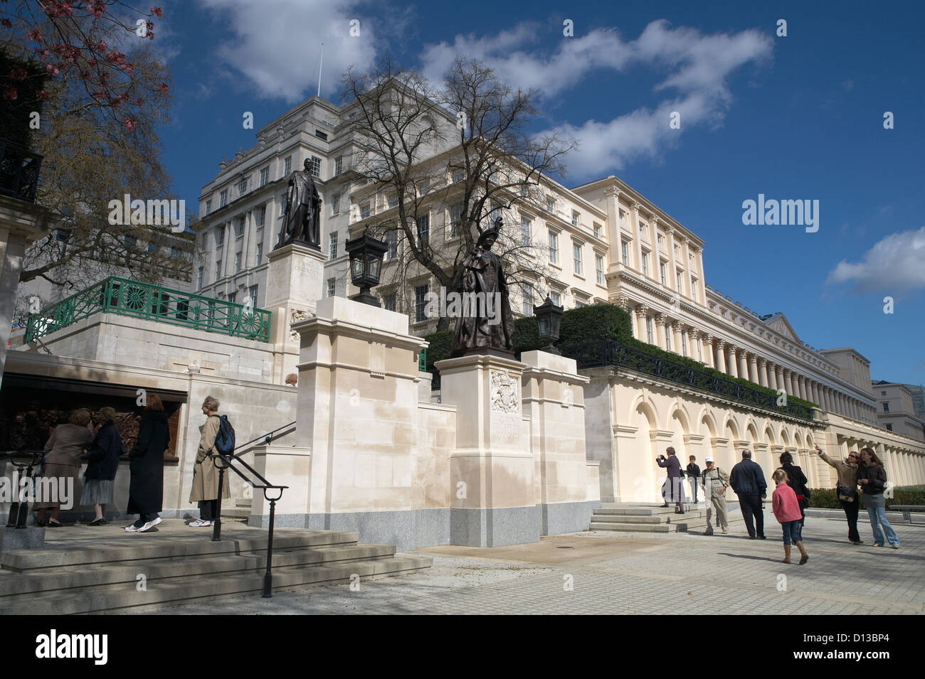 Londres, Royaume-Uni, mémorial à la reine Elizabeth et le roi George VI Banque D'Images