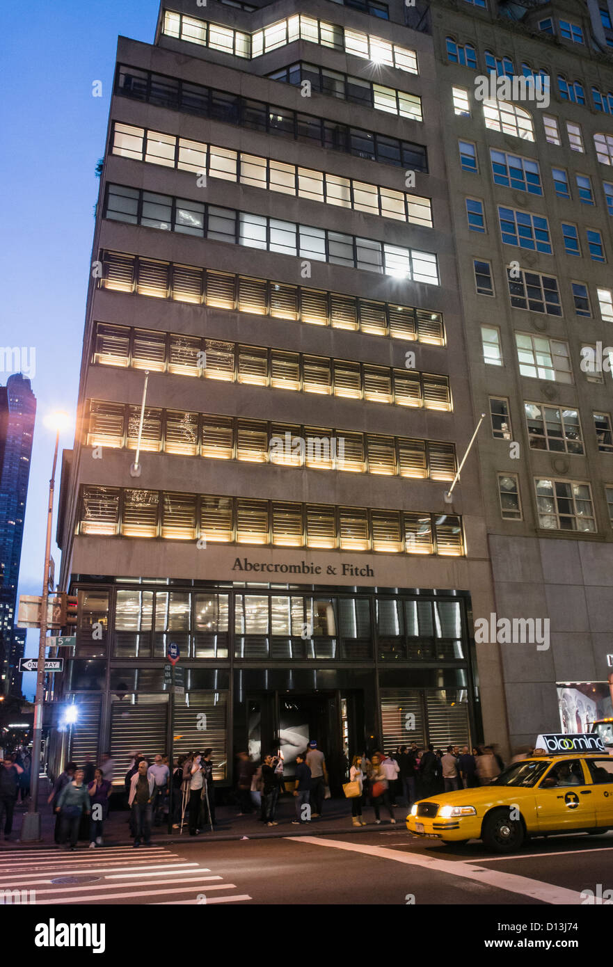 Abercrombie & Fitch , 5e Avenue, Manhattan, New York Photo Stock - Alamy