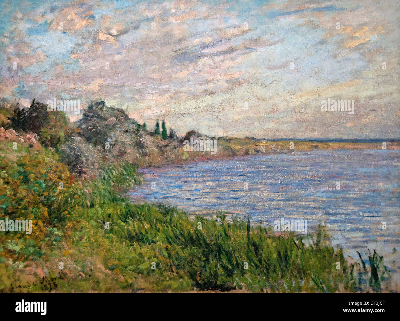 Claude monet la seine à vétheuil Banque de photographies et d’images à ...