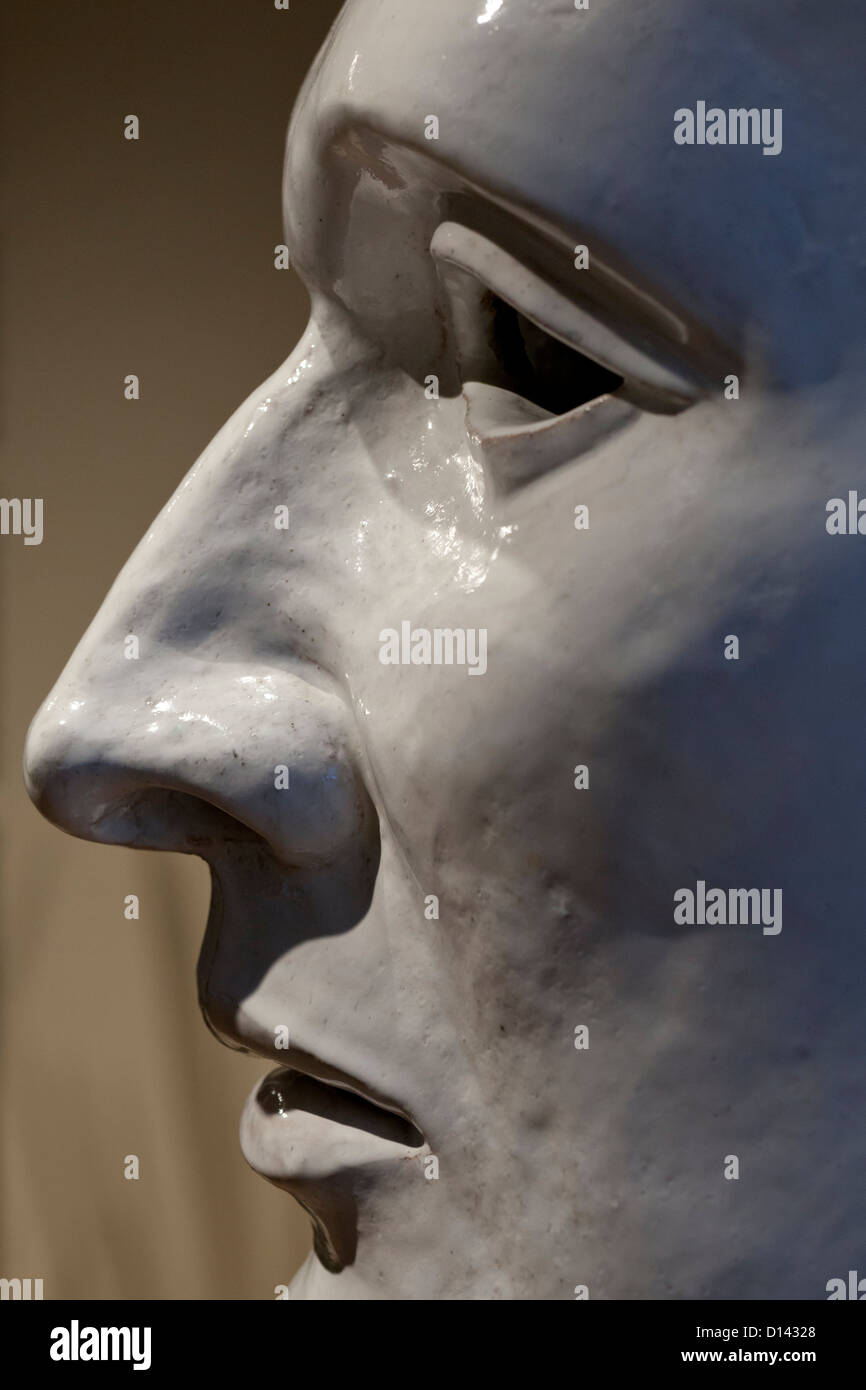 Vue de profil de face sculpture Banque D'Images
