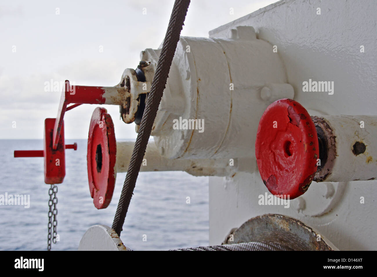 Machines de navires de croisière Banque D'Images