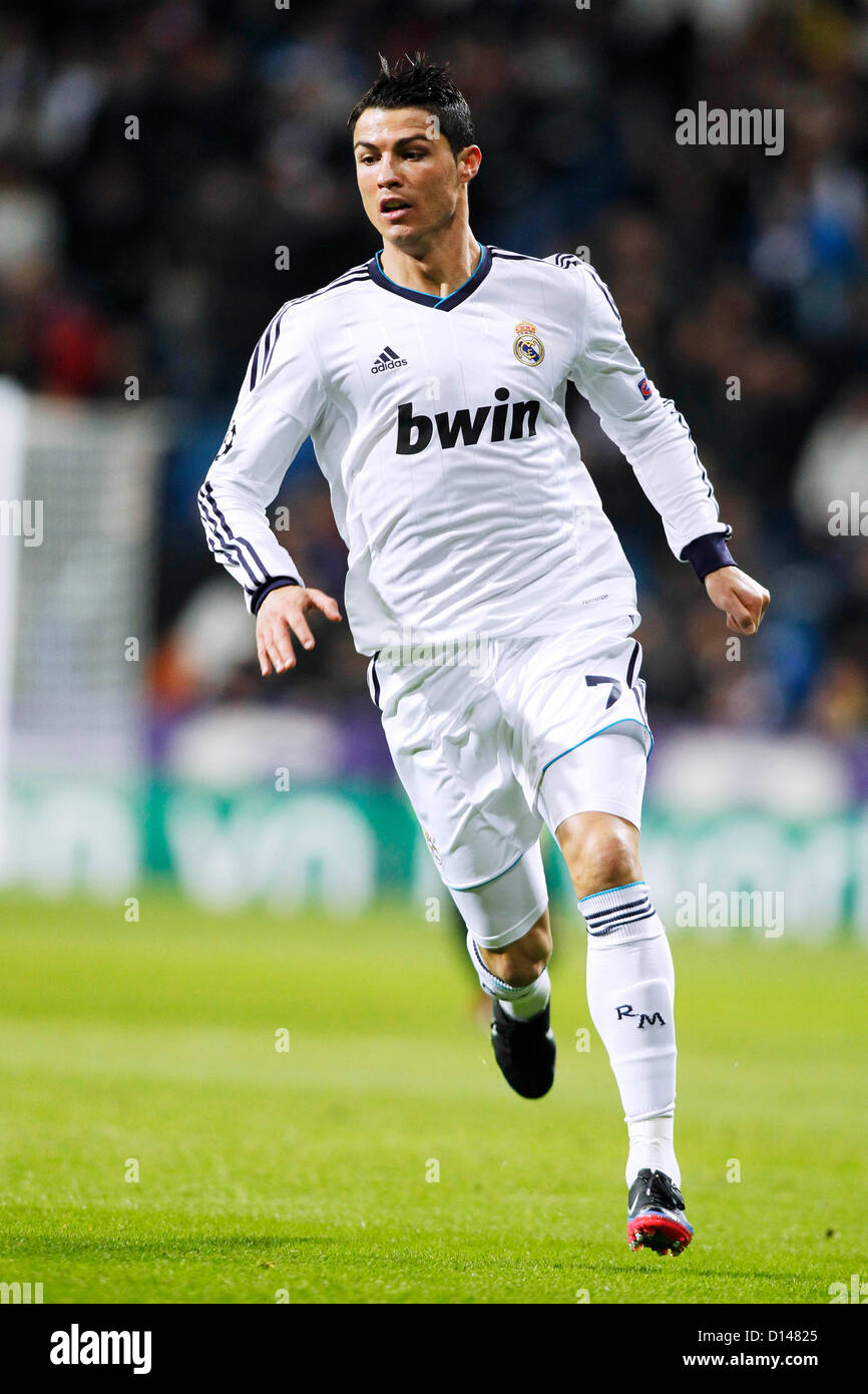 Cristiano Ronaldo (Real), le 4 décembre 2012 - Football : Football / Ligue  des Champions GROUPE D match entre