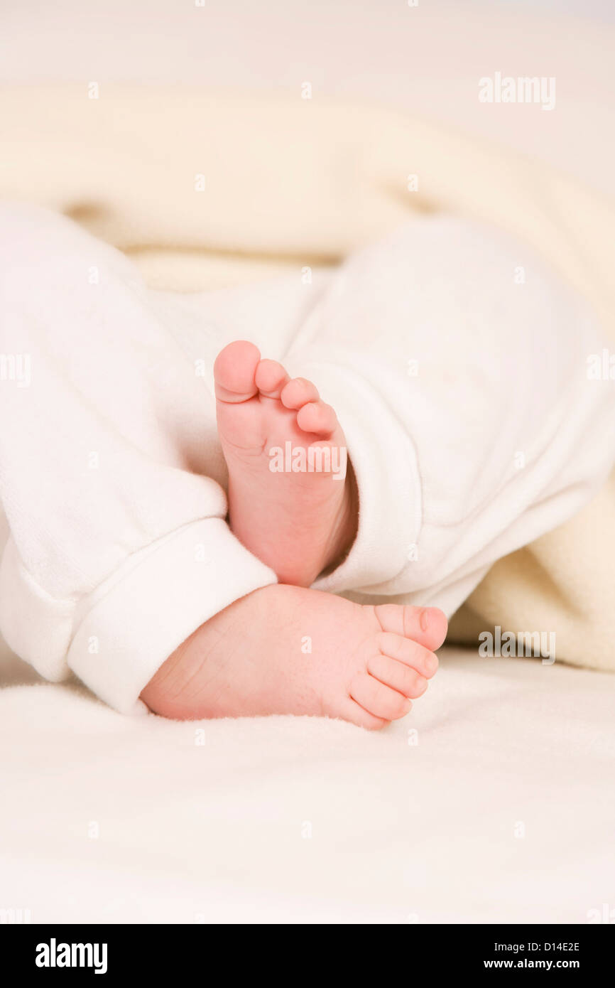 Close-up of baby's feet Banque D'Images