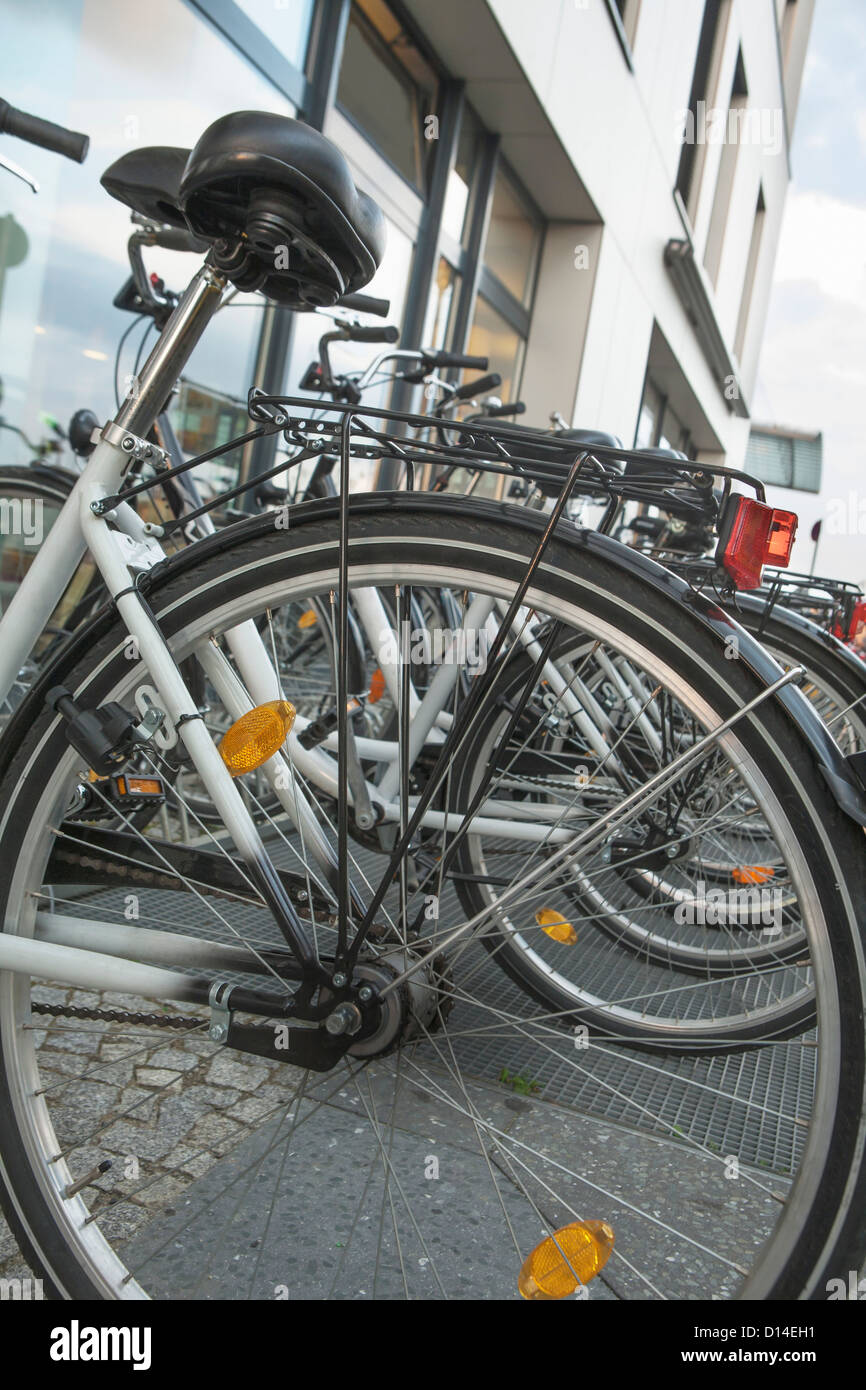 Close-up de bicyclettes Banque D'Images