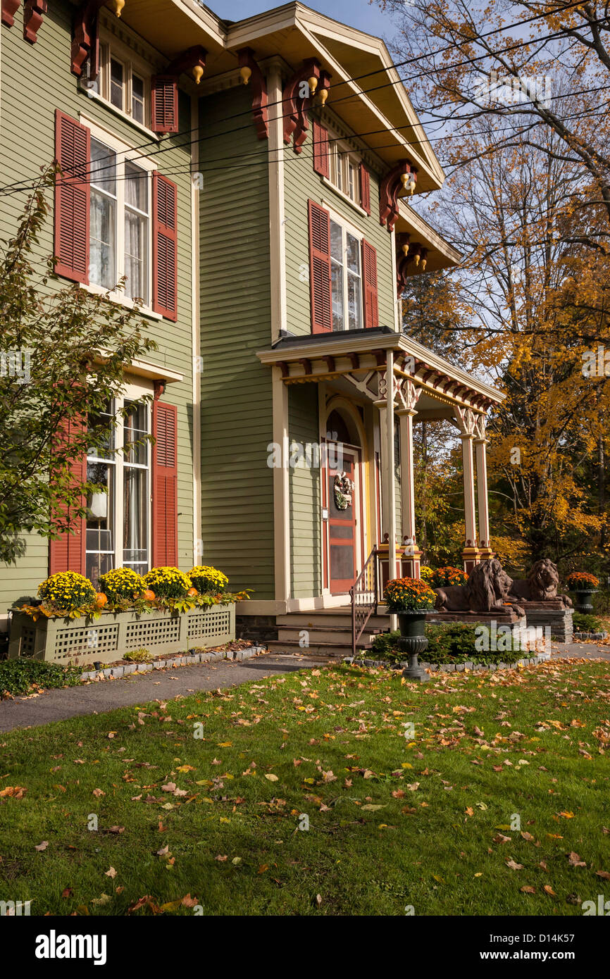 Le Landmark Inn, Bed and Breakfast, Cooperstown, NY Banque D'Images