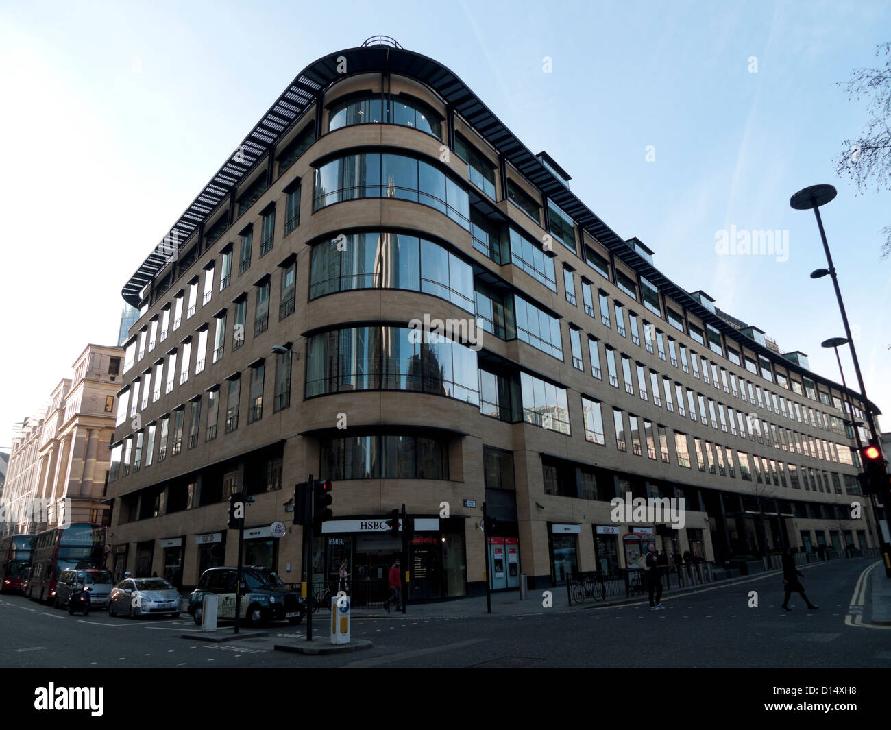 Une vue du bâtiment allemand Deutsche Bank London Wall dans la ville de Londres Angleterre KATHY DEWITT Banque D'Images