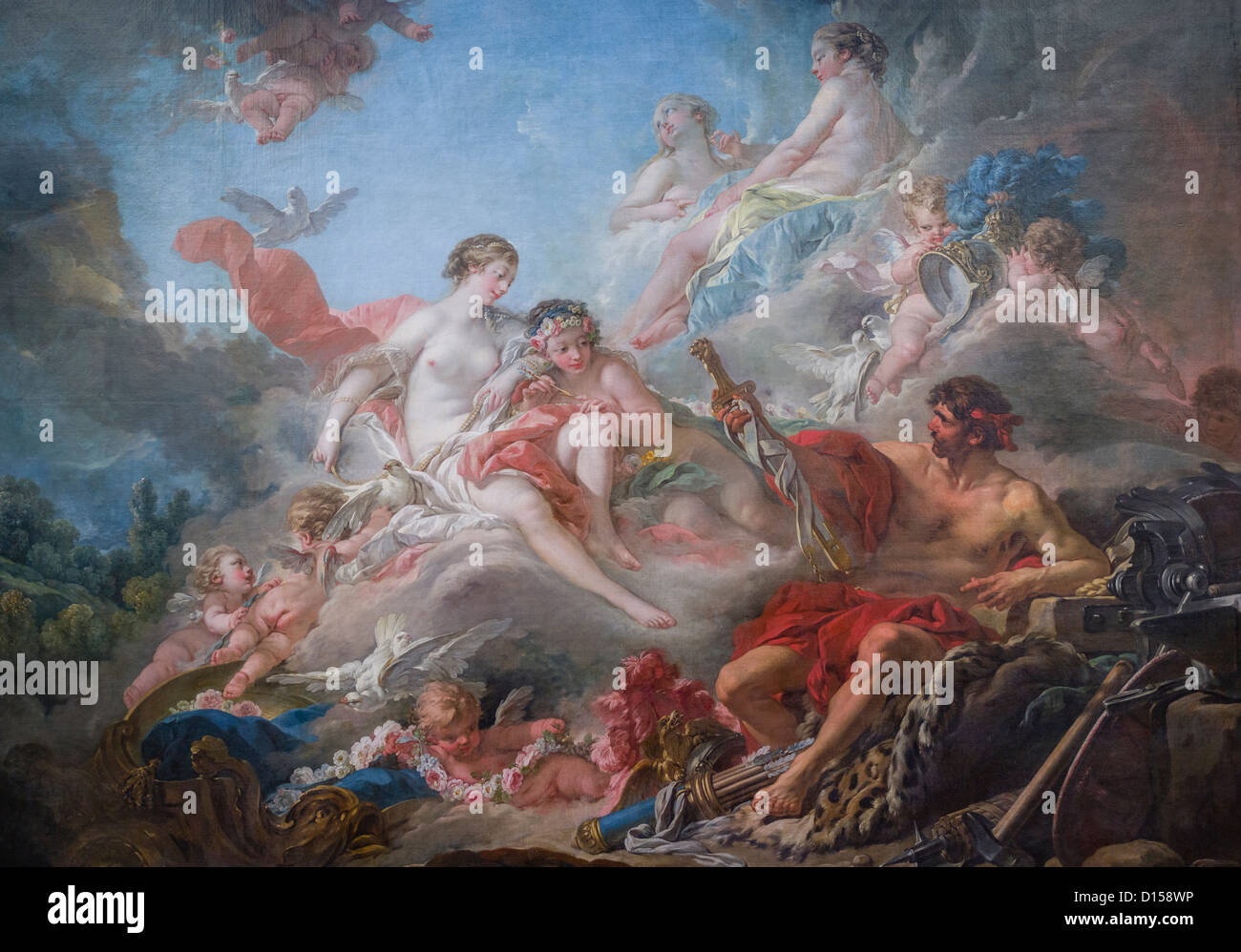 François Boucher DU LOUVRE PARIS FRANCE Banque D'Images
